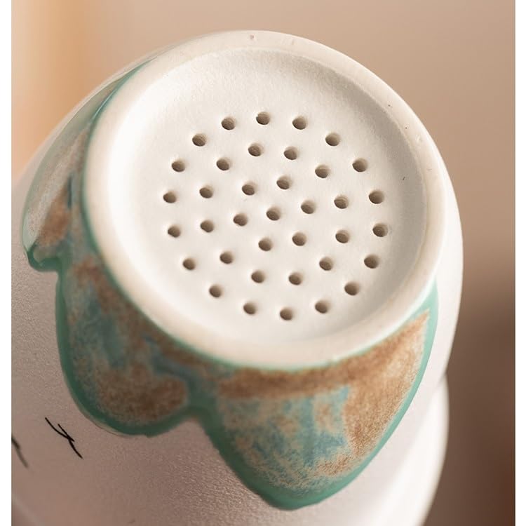 Tasse à thé Tasse à thé en verre filtré avec revêtement en céramique et poignée en ébène Récipient de trempage