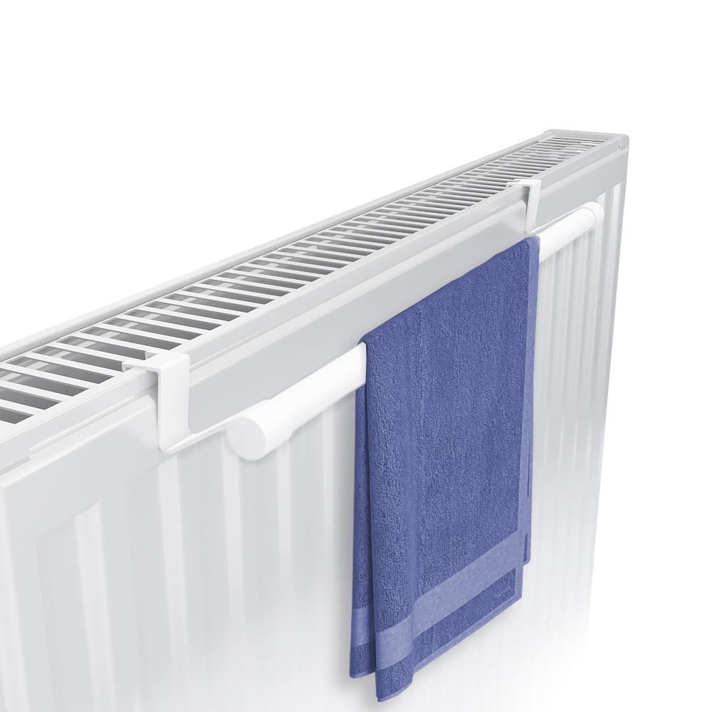 60cm Wide Metal Rail Over Radiator For Clothes Airer Indoor Drying Rack