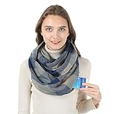 Die perfekte Größe: Eine Größe passt für die meisten Frauen. Gesamtlänge : 70 Zoll, Länge einer einzelnen Runde: 34 Zoll, Breite: 12 Zoll. Zweimal perfekt drehen, um das Erscheinungsbild voller zu machen