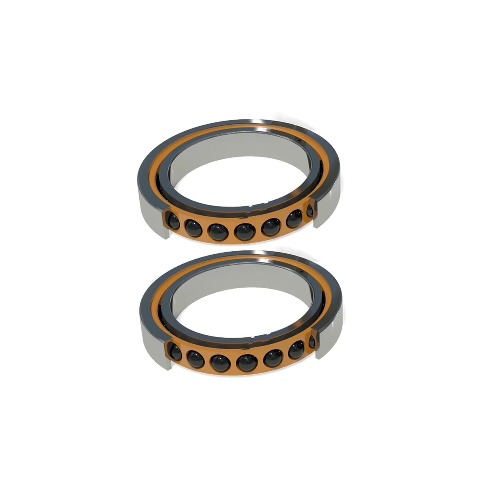 CLBSWYEJK 1pair 7008 H7008C HQ1 P4 DB A 40x68x15 SI3N4 Ceramic Ball ABEC-7 Angular Contact Bearings Spindle Bearings