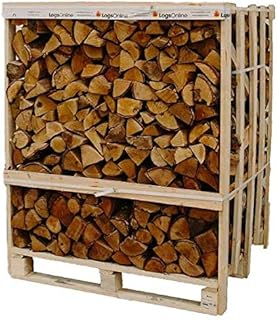 Hardwood Kiln Dried Birch Firewood Logs for fire Pit, 800kg Chunky Logs Perfect for Pizza Ovens, Fire Pits, Chiminea, BBQ Wood Burner Kiln Dried Hardwood Under 20% Moisture. Ready to Burn Fire Logs.