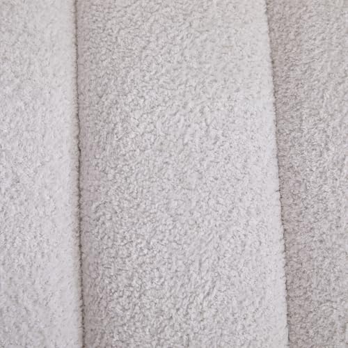 KEIKI 69.7" Modern Upholstered Armless Bed Bench, Channel Tufted Couch Daybed Chaise, Chenille Ottoman Foot Stool, Window Seat for Living Room and Bedroom, Entryway, Ivory by KEIKI - Image 7