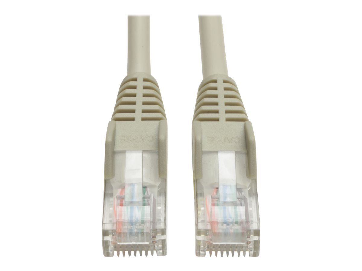 Tripp Lite Cat5e 350MHz Snagless Molded Patch Cable (RJ45 M/M) - Gray, 100-ft.(N001-100-GY)