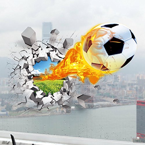 Vinilo decorativo fútbol removible 50x70 cm miniatura 4