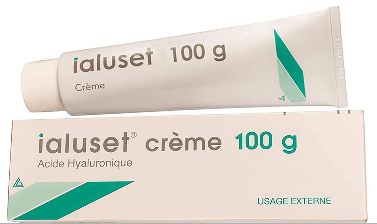 Ialuset Hyaluronic Acid Cream - 100% Pure, Undiluted - 3.3 ounces (100 g)