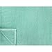 PAVILIA Luxury Flannel Fleece Blanket Throw Teal Mint Green | Soft Decorative Jacquard Weave Microfiber Throw for Bed Sofa Couch | Velvet Textured Leaves Pattern | Lightweight Plush Cozy | 50