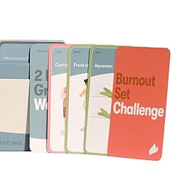 Bodyweight Elevate Exercise Cards: Home Workout Series Card Deck - Comprehensive At-Home Fitness System with 65 Exercises, 8 Bonus Challenges, and 4 Unique Workout Formats.