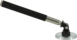 Telescopic magnetic pick-up tool that extends a 7.48"-39.5", 20 lb. magnetic bar. With a lanyard. Larger suction surface a...