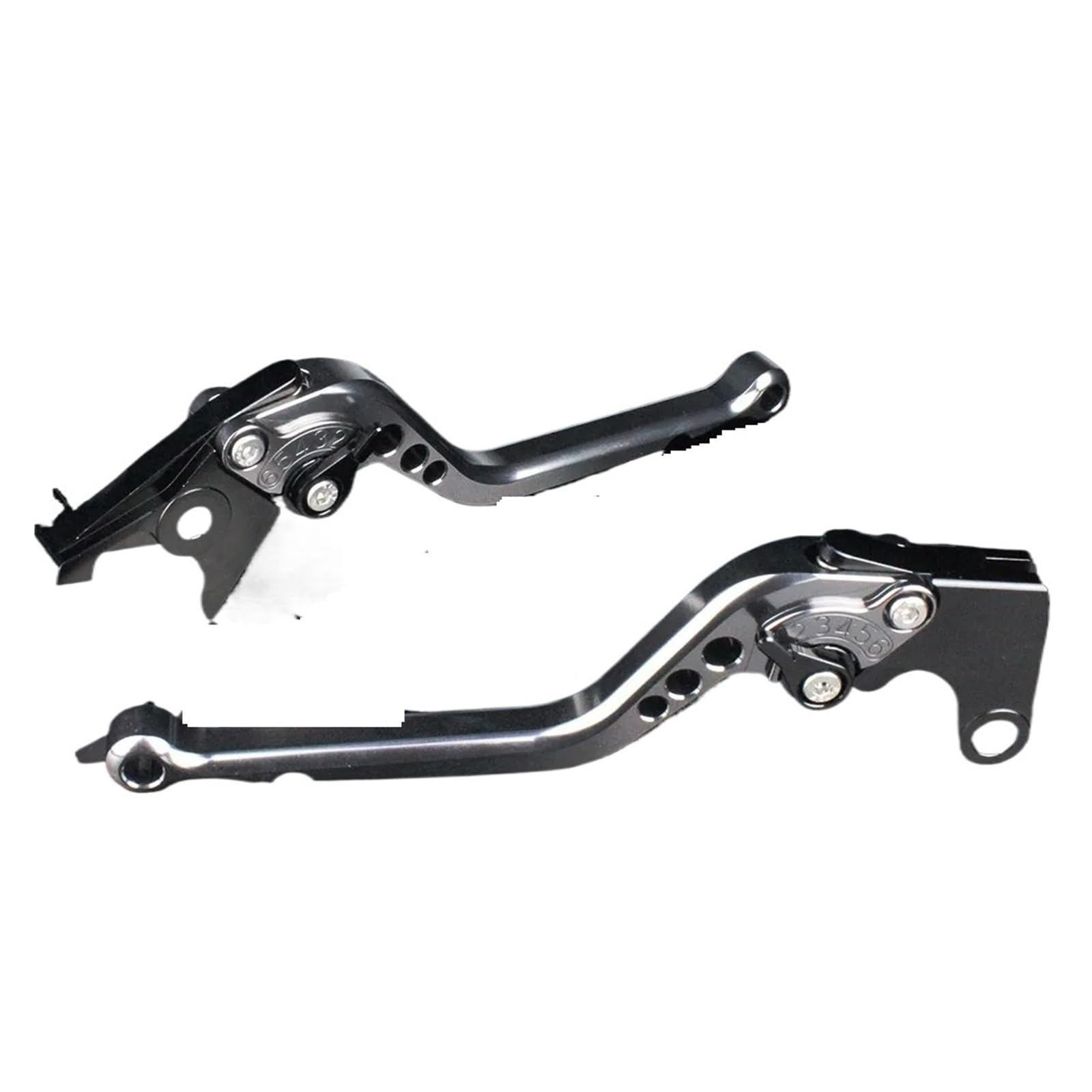 Bskwaq 177Mm Gray Motorcycle Brake Clutch Levers For Vespa Sportique Px For Lml Pk Et3 Primavera Rally For V90 T5 Cnc Adjustable Motorcycle Drum Brakes Right Left Levers