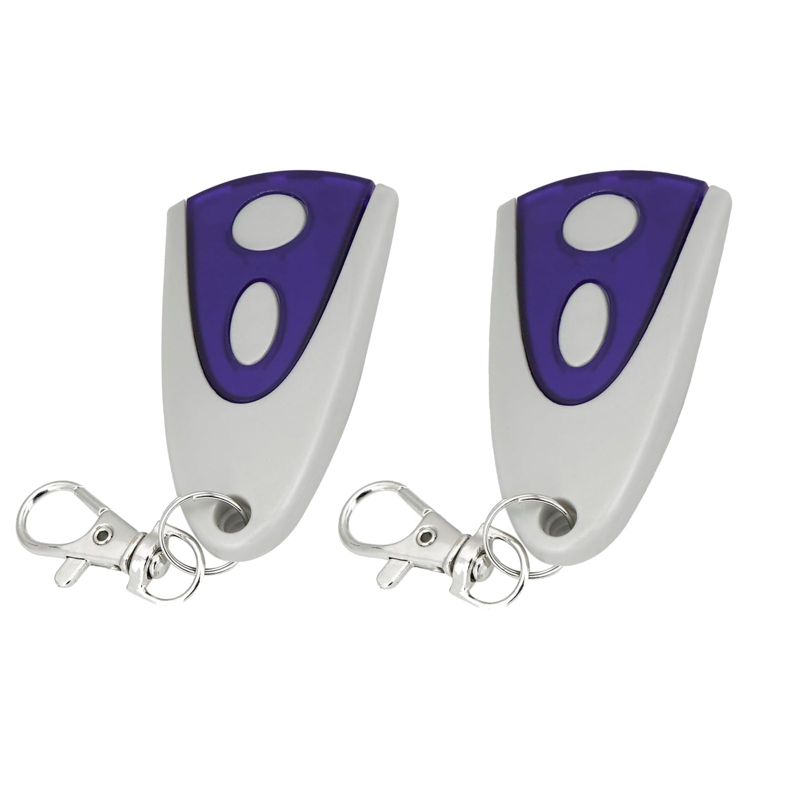 2PCS 433.92MHz Garage Door Remote Replacement for Novoferm Novotron 502, 512, MAX43-2, MIX43-2 - Universal Key Fob Duplicator for Novotron Garage Door & Electric Gate Openers