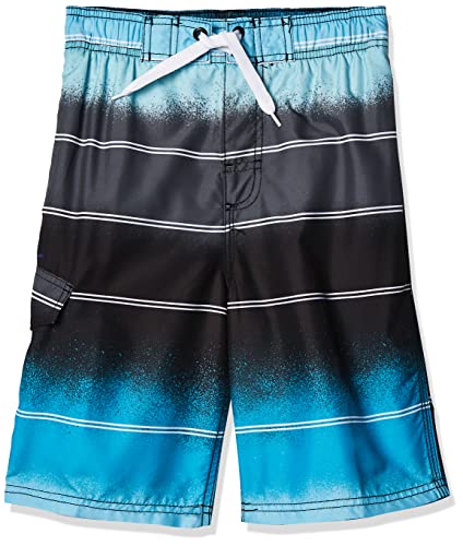 Image of Kanu Surf Boys' Toddler Vector Plaid Swim Trunks