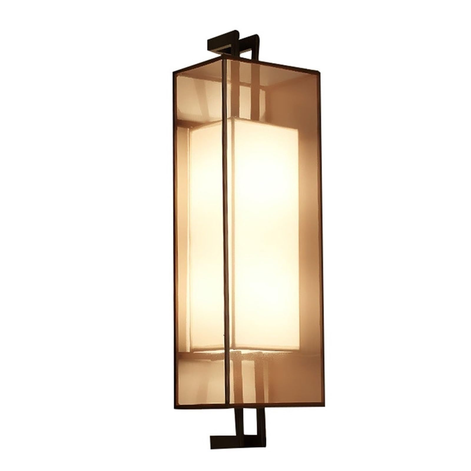 OZBMA Metal Iron Art Wall Light, Creative Simple Sconce for Hallway Kitchen Bedroom Entryway Lamp(60cm/23.6inch) (size_name 80cm/31.4inch)