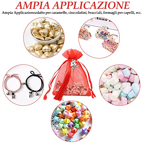 VEGCOO 50pz Pendenti Cappello di Laurea, Tocco