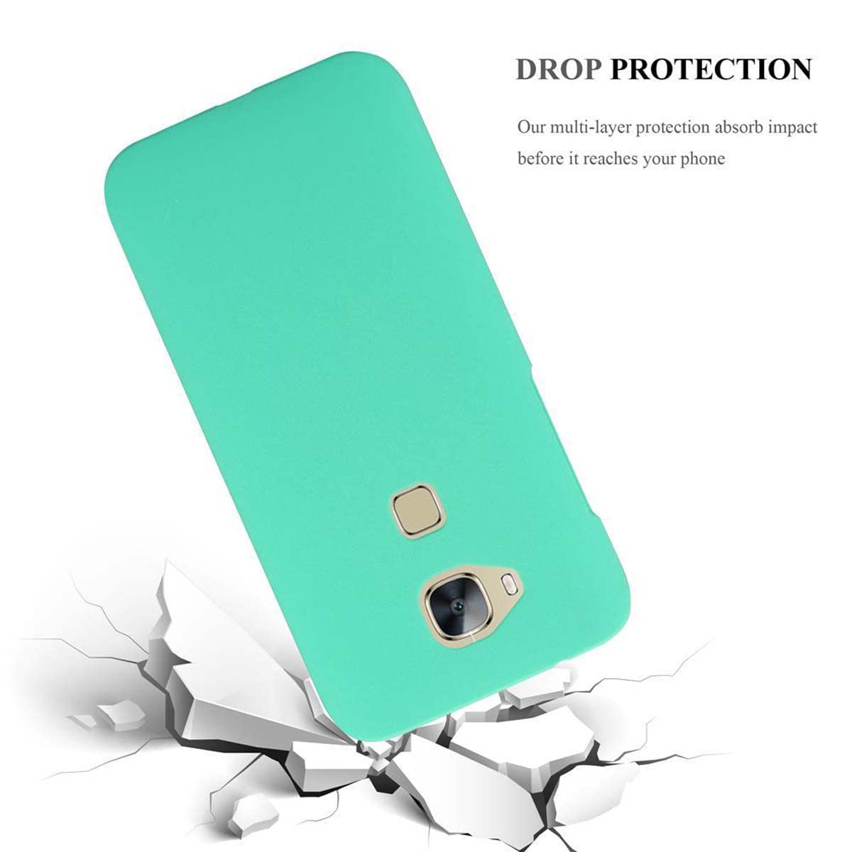 Cadorabo Custodia Samsung S21 PLUS Verde - Cover TPU Antiurto Premium