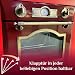 Kaiser Empire EH 6355 Rot Exklusiver Nostalgie Backofen 60 cm Autark • Selbstreinigender Elektrobackofen 67L • Einbau-Backofen mit Drehspieß, Heißluft, Grill • Retro Design mit modern Technologie