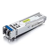 10Gtek 1.25G 1000Base-ZX SFP Transceiver, 1550nm SMF, up to 80 km, for Cisco GLC-ZX-SMD, Ubiquiti UniFi, Mikrotik, D-Link, Supermicro, Netgear, TP-Link, Broadcom, Linksys and More.