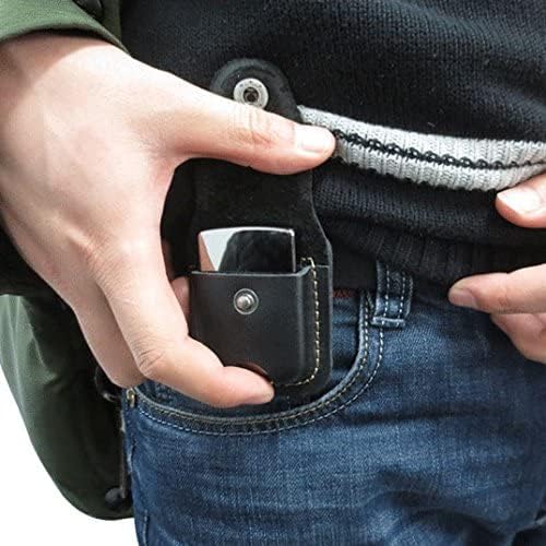Miniatura 2 de Funda de cuero para encendedor hecha a mano con lazo para cinturón de bolsillo