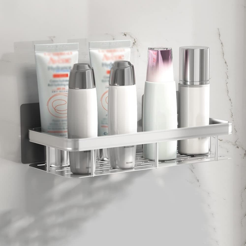 Bathroom Shelfs Corner Shower Caddy Shampoo Shower Gel Storage Shelves Draining Rack Floating Shelves Wall-Mounted Kitchen Shelves Seasoning