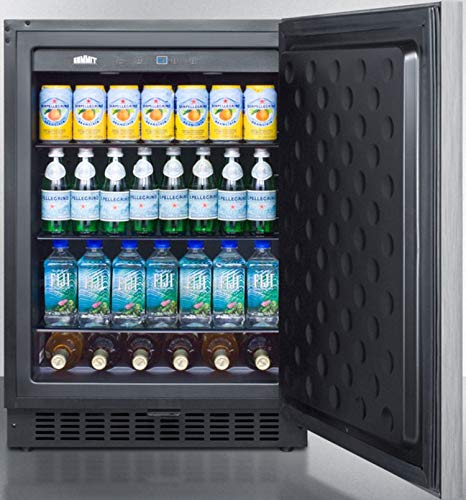 Summit Appliance Division Summit Ff64bxcsshh Undercounter Built In-Freestanding Refrigerator 4.6 Cu. Ft. Stainless Steel on Fridge.com - View 4