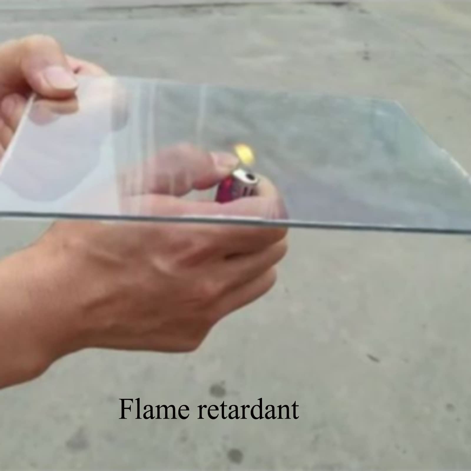 Hoja de techo de policarbonato de 2,3 mm, transparente, impermeable, aislante del calor, paneles para exteriores para terraza solárium, resistente a la lluvia