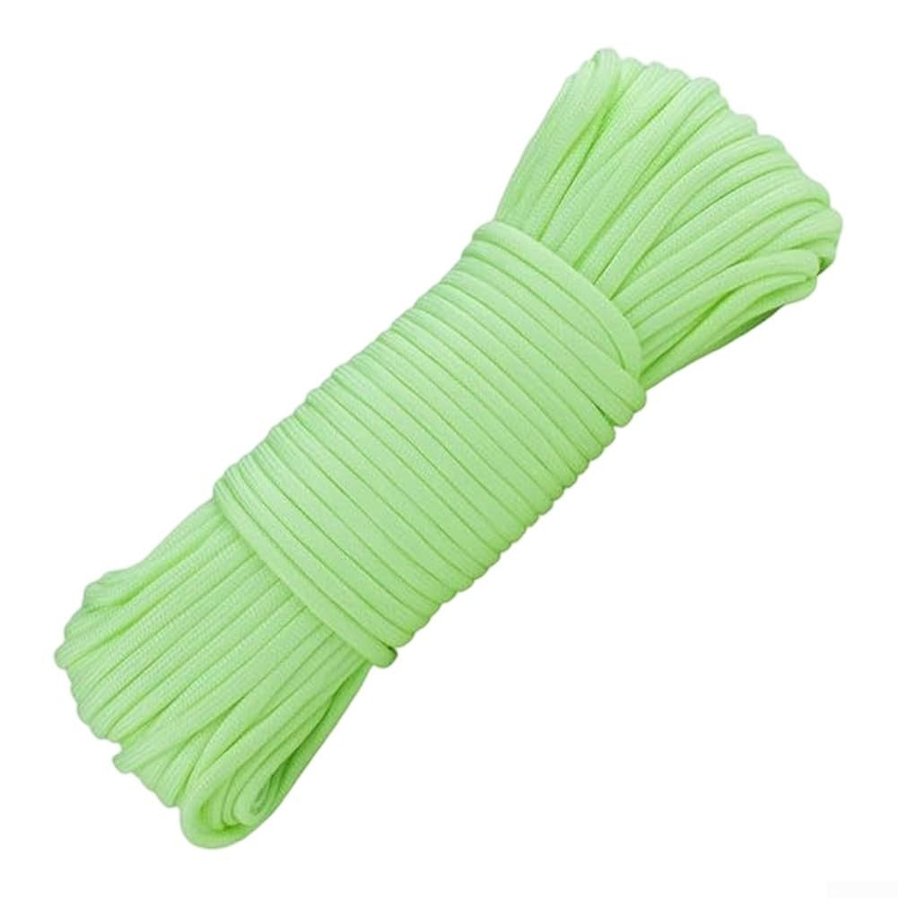 Cuerda 4mm 10ft Nylon Cuerda 4mm 10ft Nylon Cuerda 4mm 10ft(yellow 100ft) | Nylon , núcleo 7 hebras, brilla noche, 10ft, ideal manualidades, agua