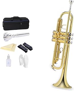 Student Brass Trumpet B-flat All-brass Trumpet Brass Instrument Beginner Grade Examination School Adult Band Performance