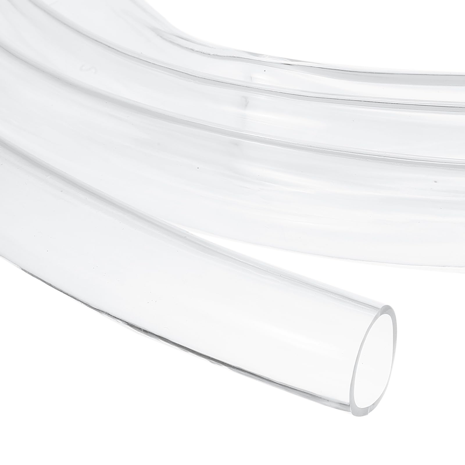 QUARKZMAN Tuyau En PVC Transparent 22mm De Diamètre Intérieur x 24mm De Diamètre Extérieur Léger De 8 5 Pieds En Vinyle Flexible Pour Transfert D Air D Huile D Eau D