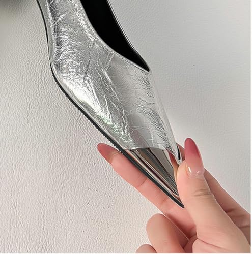 Niction PU Leather Flats for Women Casual Pointed Toe Flat Shoes Mary Jane Ballet Flats Shoes Cute Trendy Comfortable Dressy Work Flat 20253