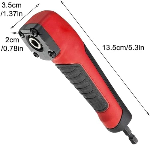 Ritammi RT-20 Right Angle Attachment Electric Screwdriver Repair 90 Degree Corner Device Screwdriver Socket Adapter Drill Bit Corner Adapter, Abs Handle thumb #1