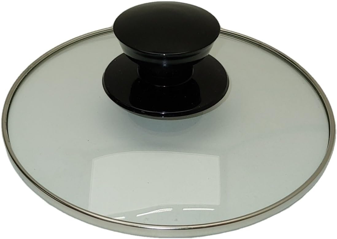 Rival Crock Pot Replacement 6 3/16" Glass Lid Metal Rim 1.5 Quart Slow Cooker