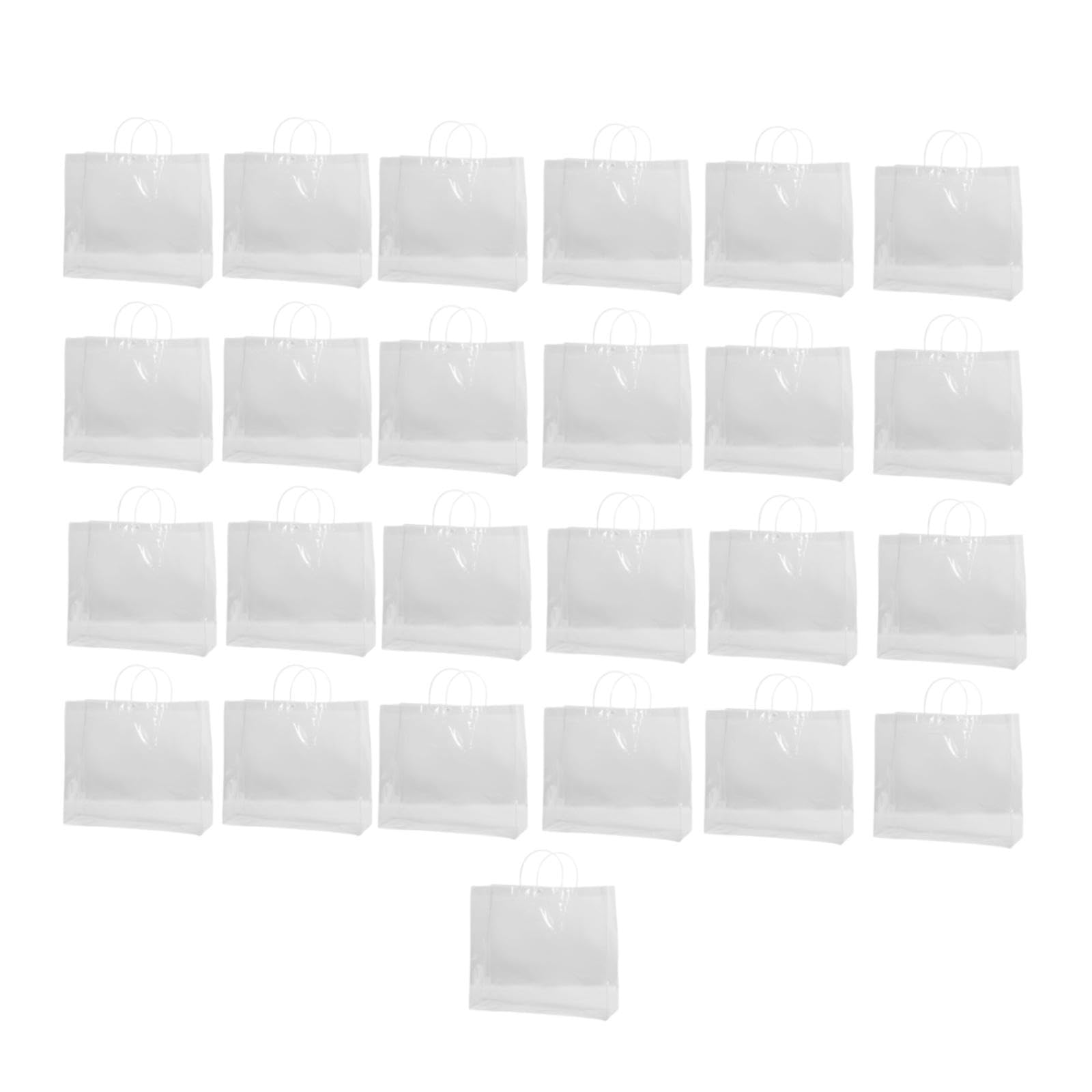 Colcolo 25 sachets cadeaux transparents pour bonbons, décorations, accessoires fête pour anniversaire, 40cm