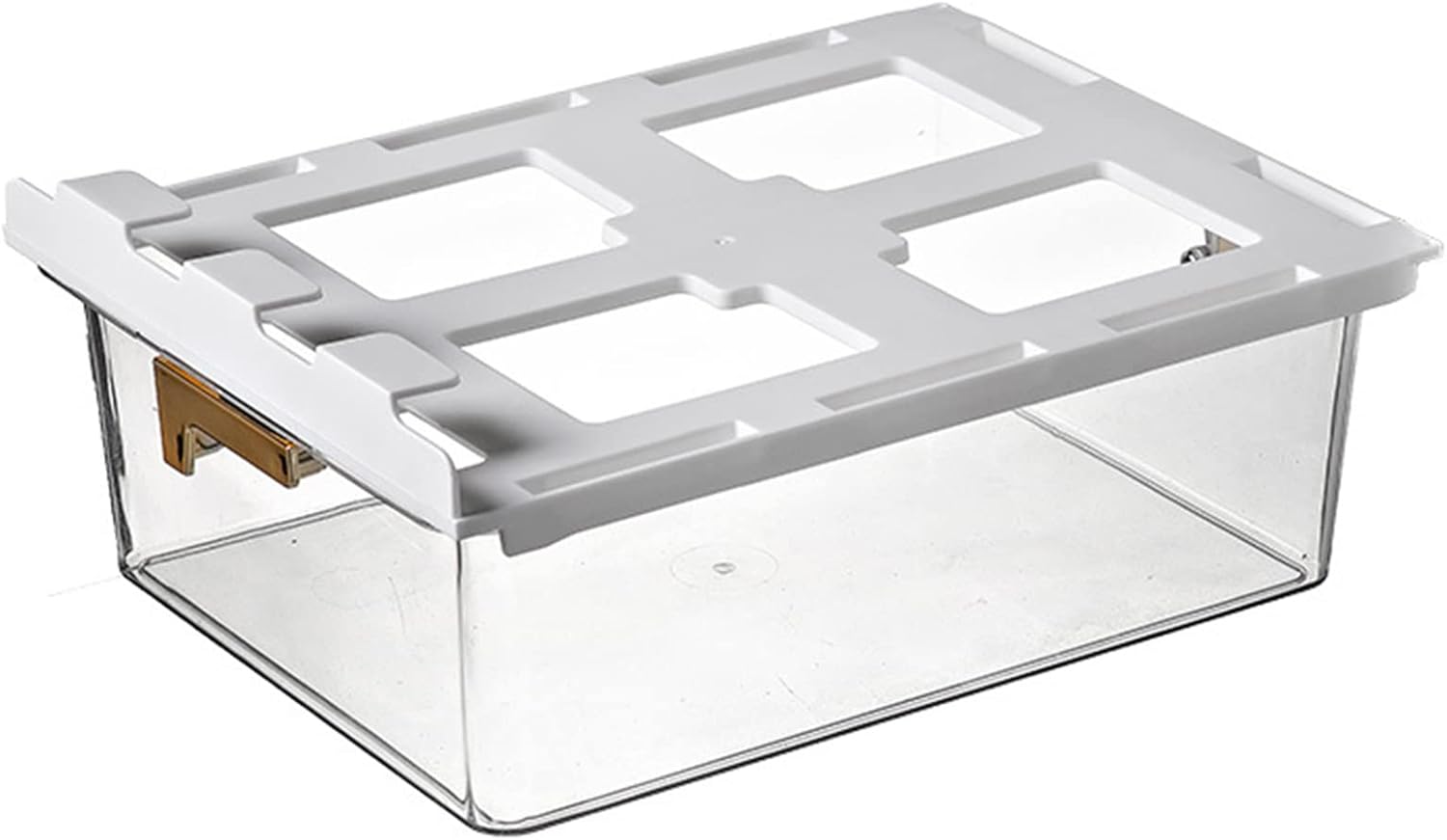 Closet Organizer 3PCS Wardrobe Storage Boxes Washable Hanging Clothes Organizer Visible Drawer Separation Box for Home Jeans T-Shirt Socks Panty Pet Plastics