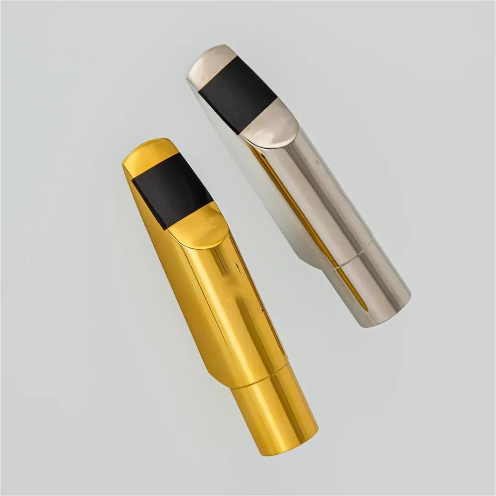 Akcesoria Do Saksofonu Profesjonalny Ustnik Metalowy Do Saksofonu Altowy Sopranowy Tenorowy Rozmiar 5 6 7 8(Gold,Alto 6)