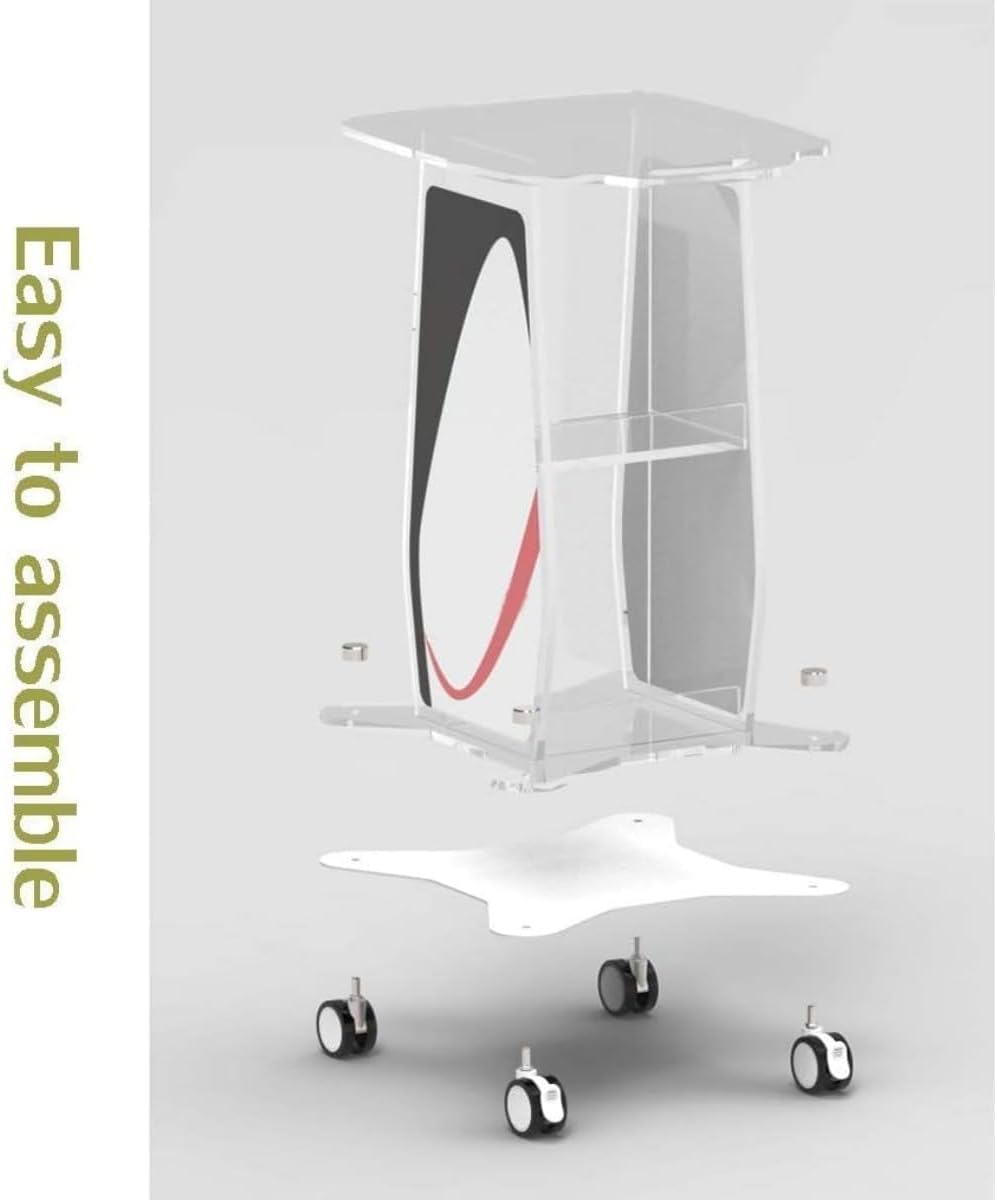 Rcuihak 美容車用カート 折りたたみ 美容室ワゴン キャスター付き