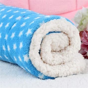 GlobalNiche? 2, 70 X 55 cm: Winter Warm Dog Bed Mats Candy Colors Thicken Fleece 3 Sizes Pet Dog Blankets Suit for Small Medium Pupp