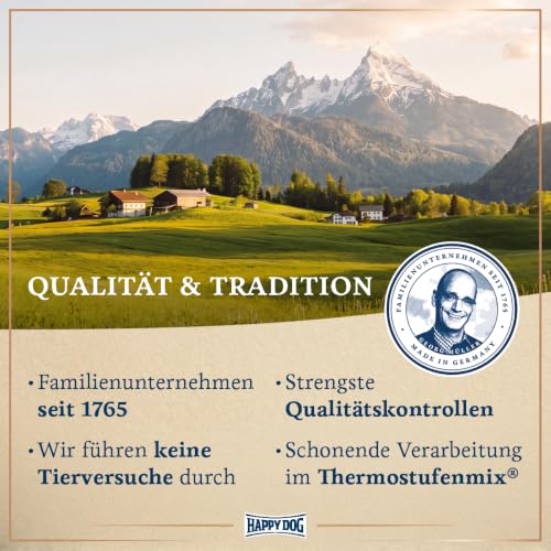 Happy Dog Sensible Montana M Hunde-Trockenfutter - Pferdegeschmack - glutenfrei, getreidefrei, Monoprotein, Omega-3 und Omega-6-10kg