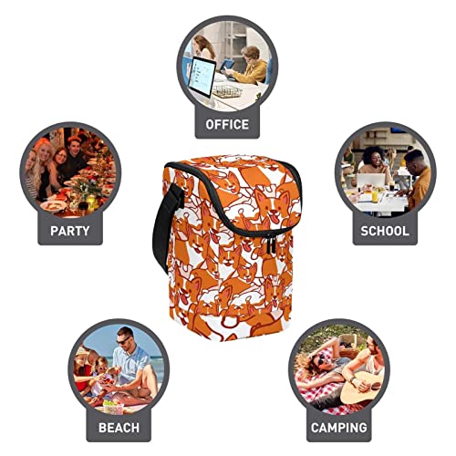 Bolsa de almuerzo pequeña reutilizable para evitar comidas pesadas 4