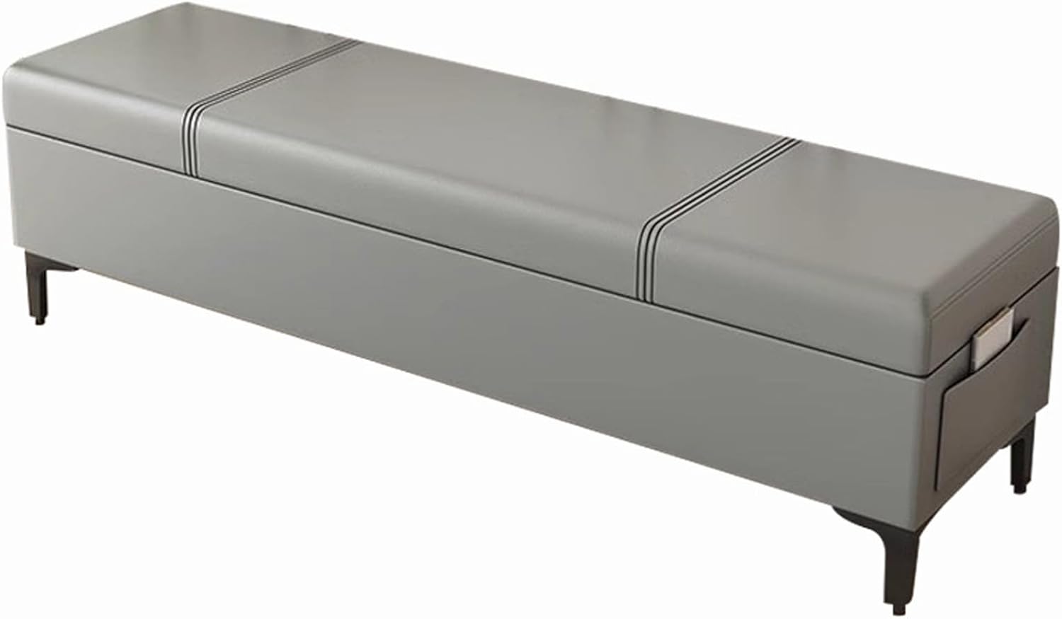 Benches Garden Bench Outdoor Patio Seating Backless Park Chair Lawn Path Slatted Seats,Leather Storage Ottoman Bench - Upholstered Entryway Shoe Bench with Large Storage, Seat Cushion & Meta