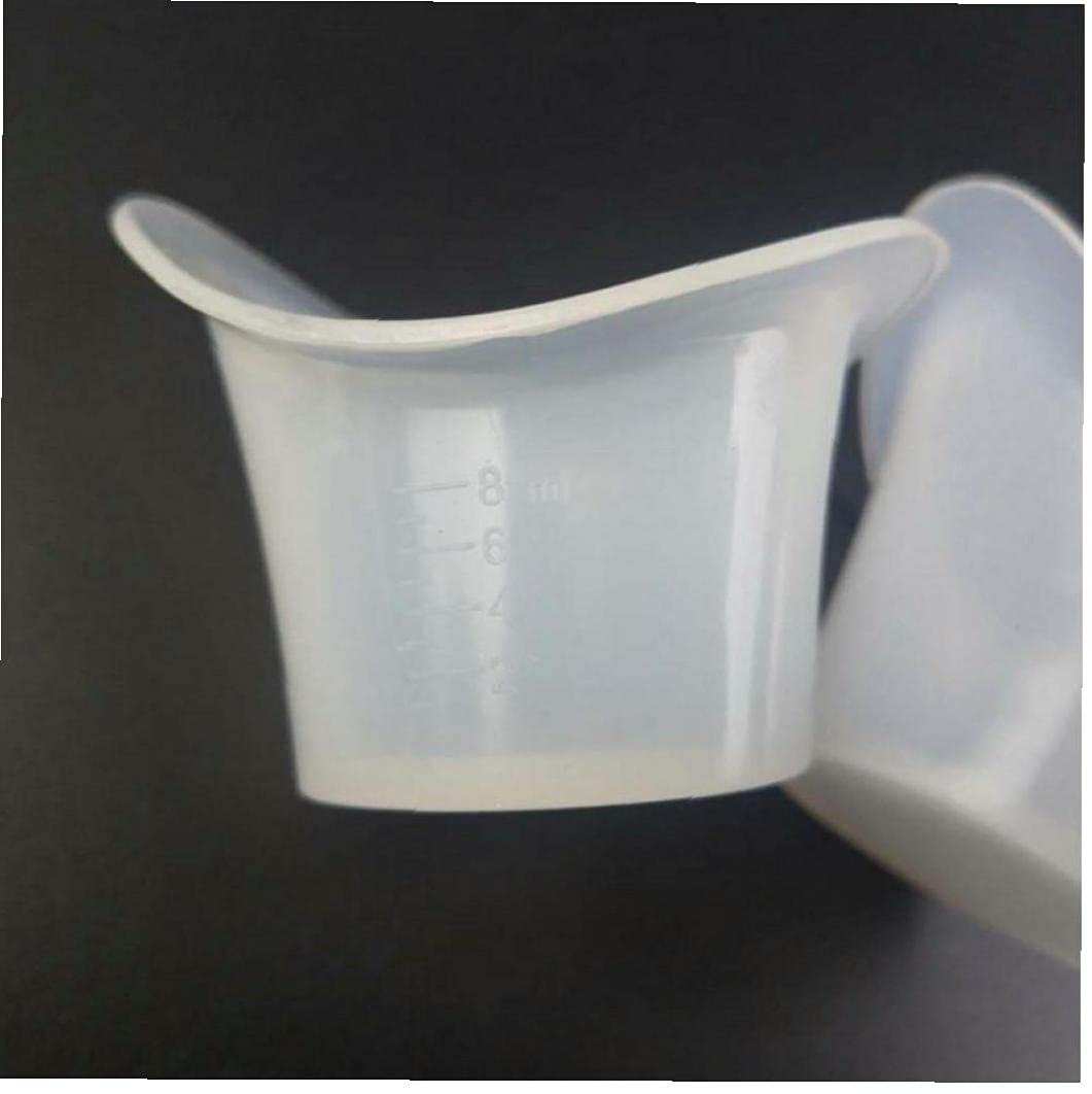 Lavaggio Morbido Tazza di Plastica di Lavaggio della Tazza con Oftalmico Lavaggio Oculare Lavaggio Oculare Coppa 8ml Eye Care Soluzione di Lavaggio Cup