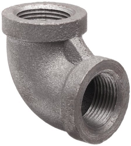Anvil 3/8 in. FPT x 3/8 in. Dia. FPT Black Malleable Iron Elbow