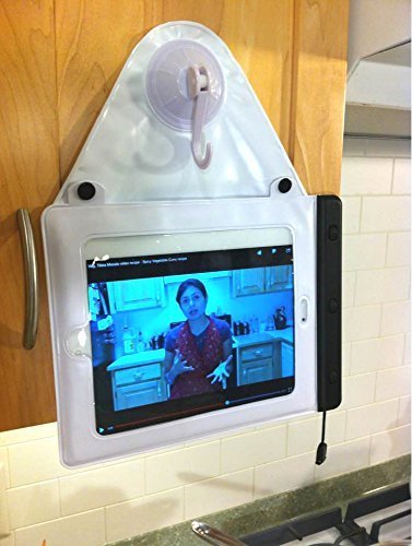 Splashtablet Suction-Mount Waterproof Ipad Case for Shower and Bath