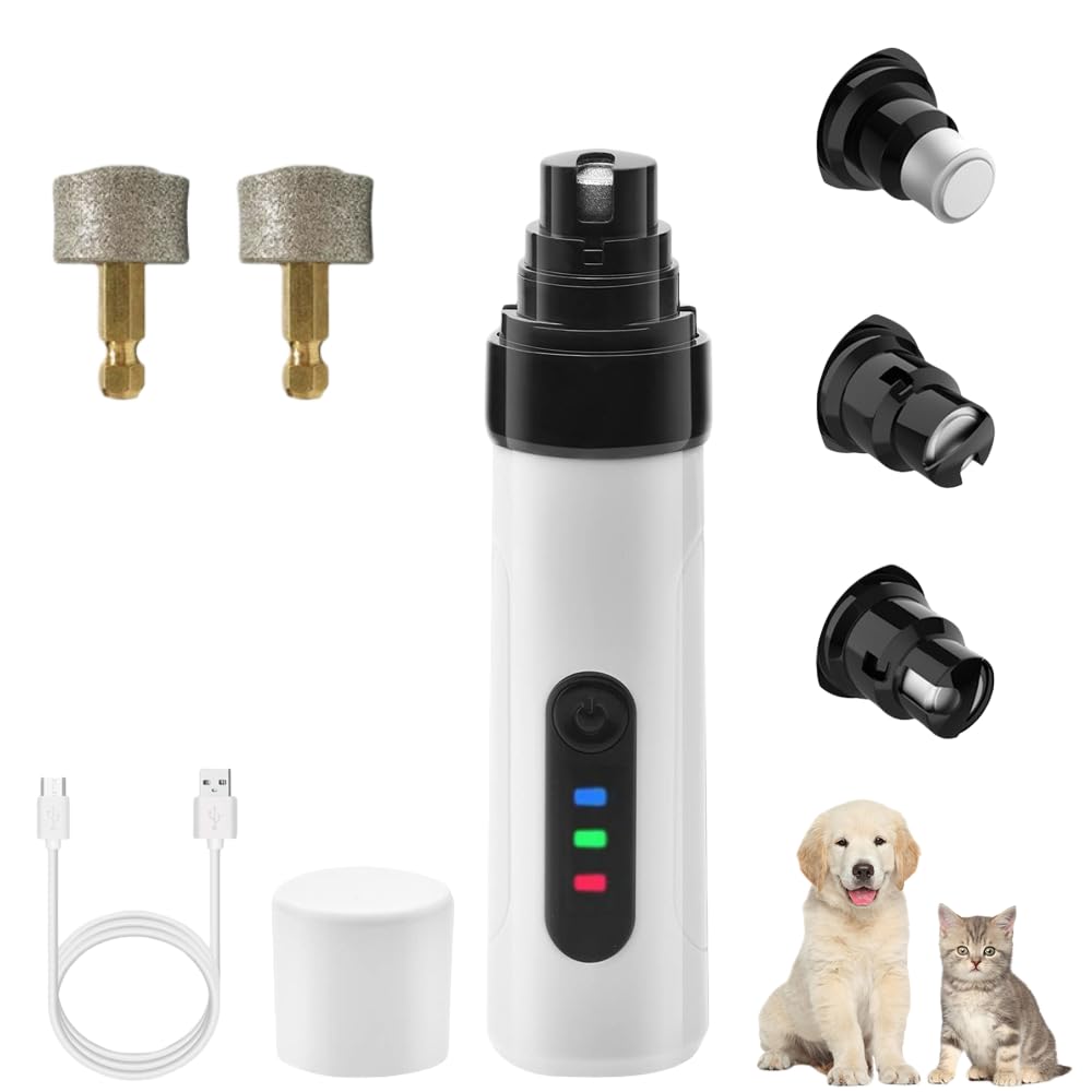 KELENO TrimNox Pro – Der leise Krallenschleifer für stressfreie Pflege Professionell Einfach zu bedienen Große Mittelgroße Kleine Hunde Elektrischer Krallenschneider