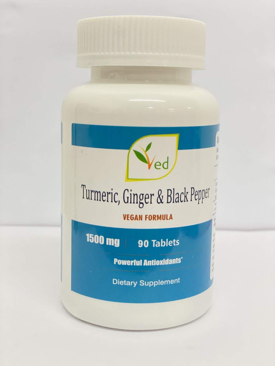 Buy Ved Turmeric, Ginger & Black Pepper Vegan Formula Powerful