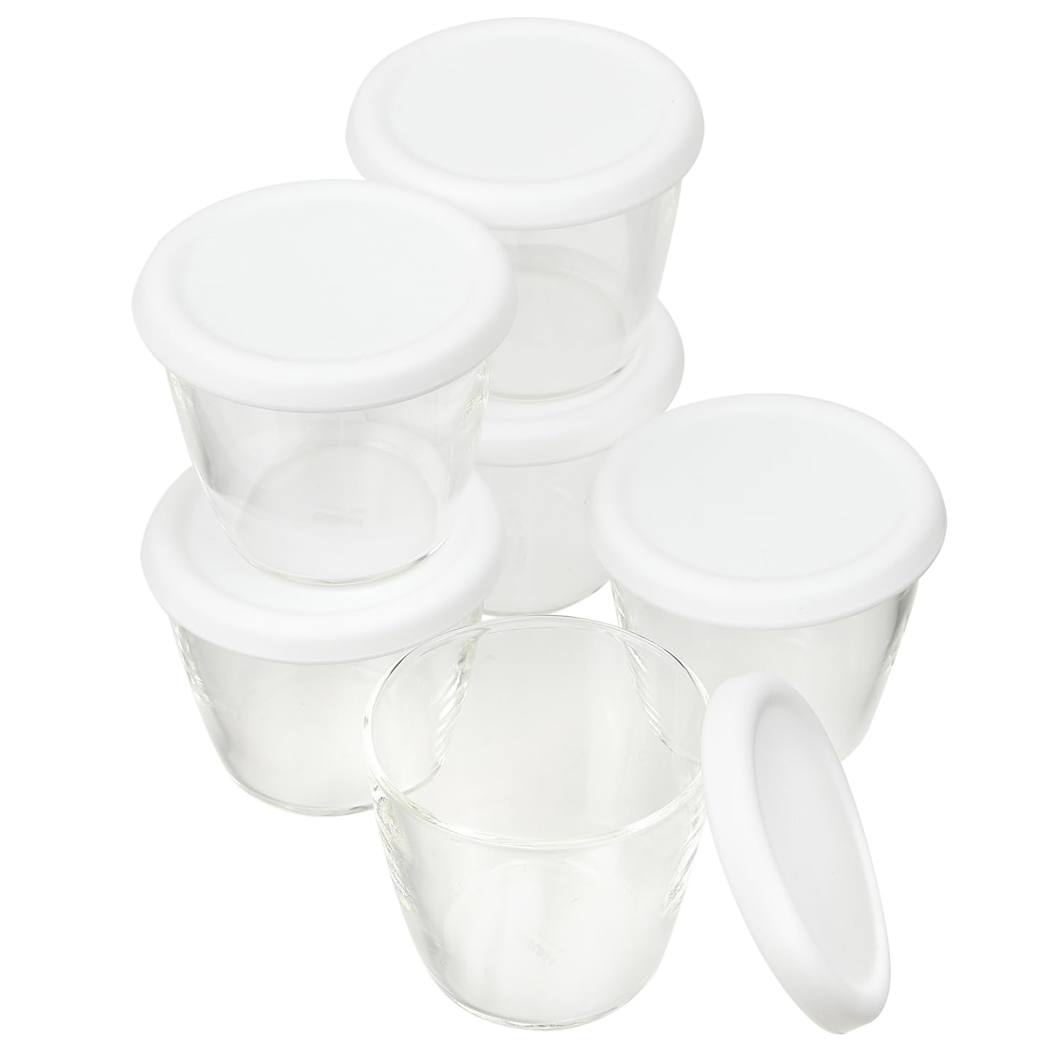 耐熱ガラス瓶　プリンカップ　蓋付き96個セット Amazon｜iwaki(イワキ) 耐熱ガラス プリンカップ 150ml KBT905 6