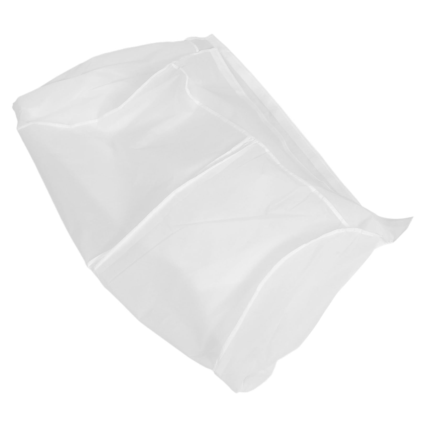 TOPBATHY Funda Protectora para Ropa de Peva Color Claro, Resistente al Polvo y Plegable, Adecuada para Colgar Abrigos y Prendas Armario del Hogar