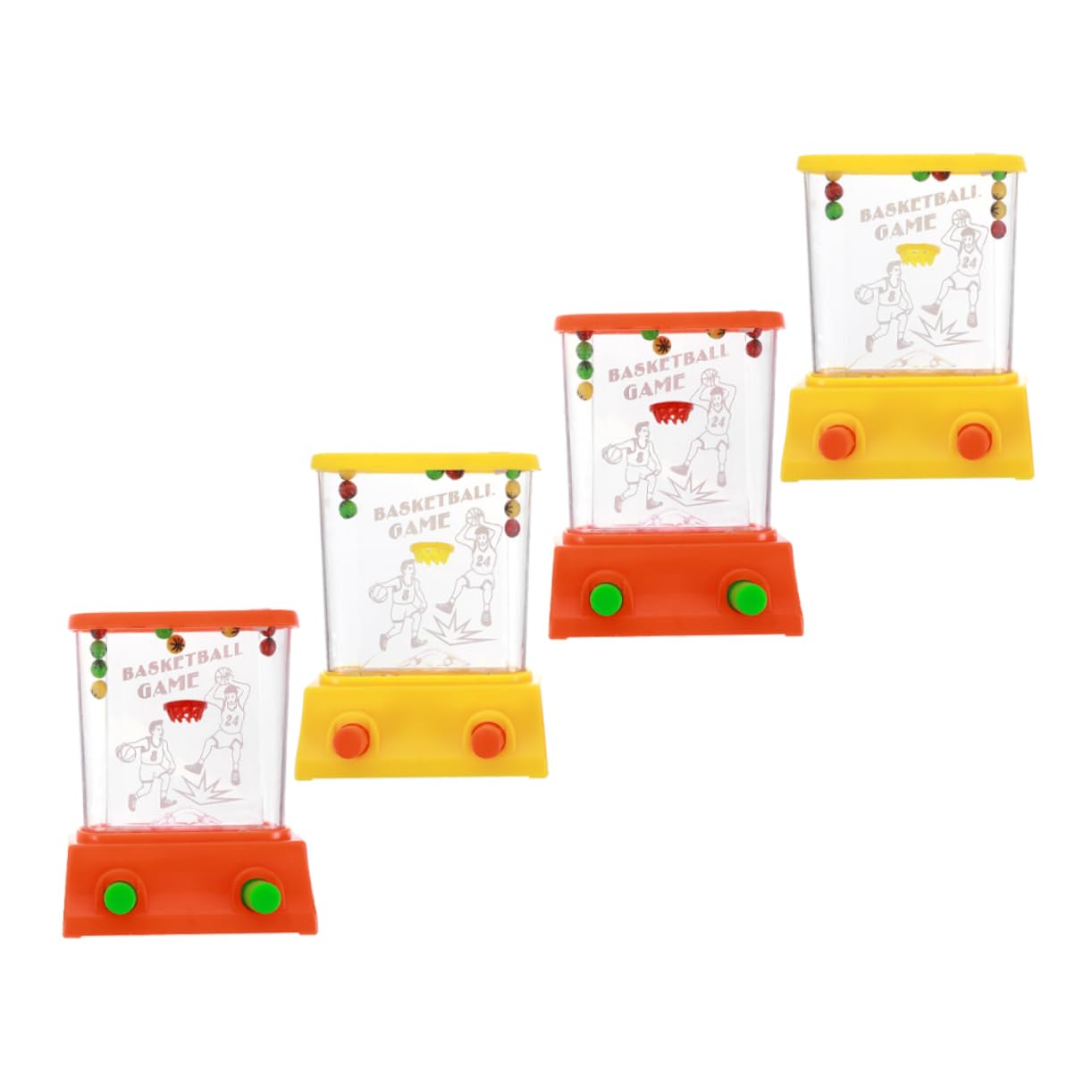 BRIGHTFUFU Retro Game 4pcs Waterplane Water Ring Toss Toy Handheld Water Toy Kids Water Toy Water Game Machine Funny Toy Childrens Toys Children’s Toys Kid Toy Toy Nostalgia Gift Plastic