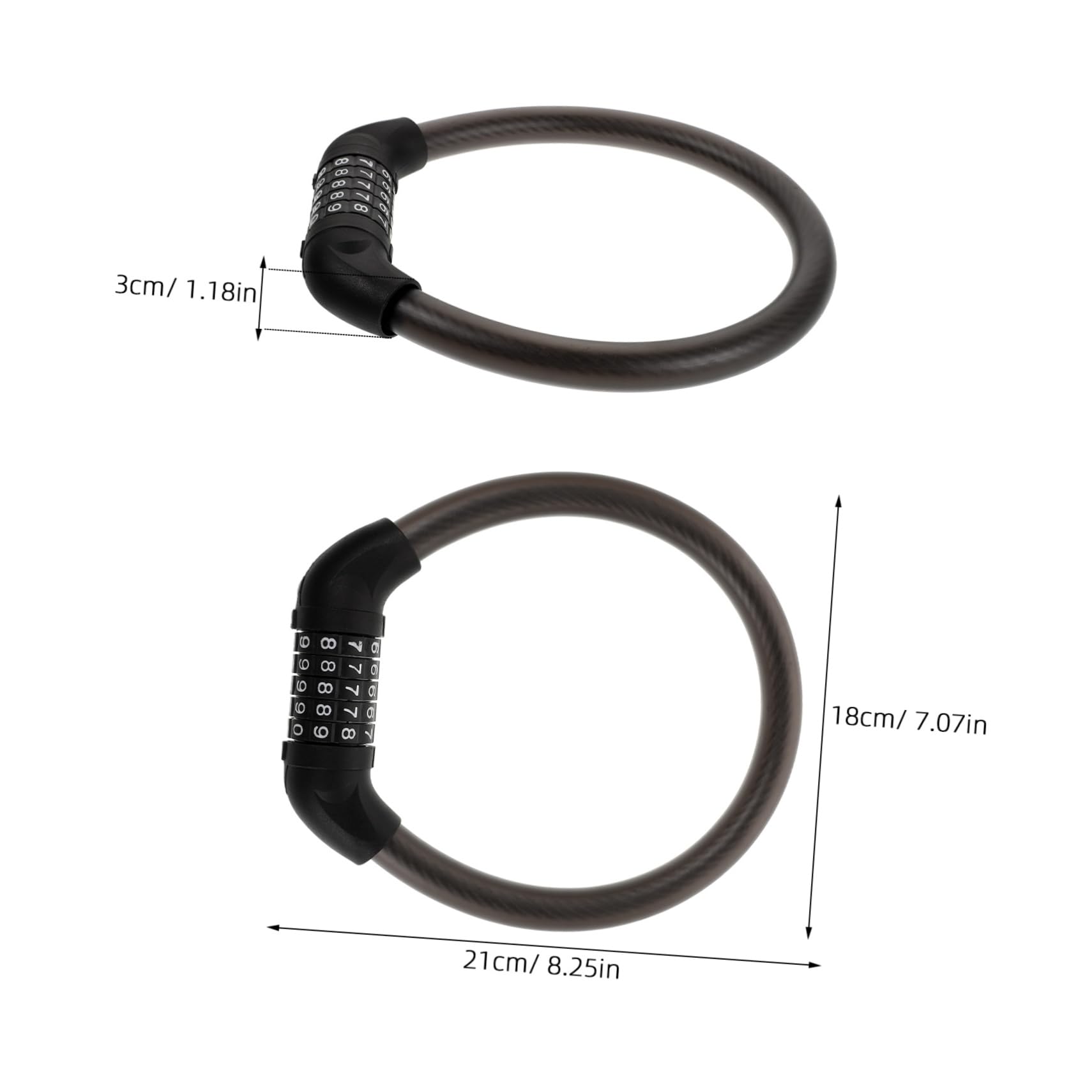 BESPORTBLE Heavy Duty Bike Chain Lock with Secure Password Mechanism Theft Electric Bicycle Lock for Outdoor Use Durable and Reliable Security