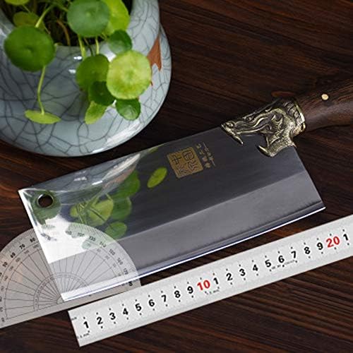 Miniatura 5 de CRIVERS Cuchillo de cuchilla, cuchillo de carne, picador de huesos, picador de huesos, cuchillo de doble propósito Longquan, cuchillo de cocina