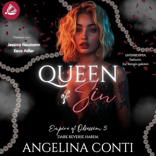 QUEEN of SIN Audiolibro Por Angelina Conti arte de portada
