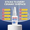 Ceramic Glue, Clear Super Ceramic Glue Repair Kit for Pottery and Porcelain, Food Safe Adhesive for Mug, Waterproof and Heat Resistant, Strong Bonding, Long Lasting, Quick Drying, Easy to Use
